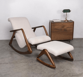 Gharaana Armchairs Panache Wooden Rocking Chair